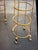 Mid 20th Century Italian 4 - Tier Twisted Wrought Iron Gilt Rope Étagères Display Shelf - A Pair For Sale - Image 10 of 10
