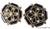 14K Yellow Gold Natural Pearl & Onyx Earring Metal Type: 14K (585) Yellow Gold Total Item Weight: 5.1 Grams Stone: Natural...