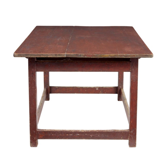 Large 19th Century Scandinavian Pine Painted Table, 1870s For Sale - Image 6 of 9