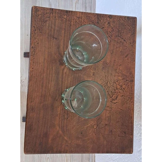 Pair of Early Glass Beakers, 17th Century. For Sale - Image 4 of 8