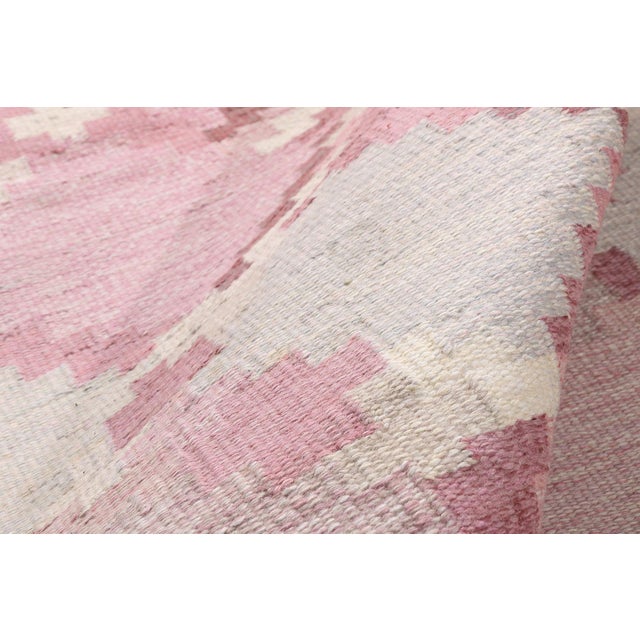 Ingegerd Silow Vintage Swedish Rollakan Rug, 05'06 X 07'07 For Sale In Dallas - Image 6 of 11