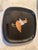 Vintage Couroc Mid Century modern Tray measures 8.5 x 8.5 inches and features a folk art style duck wearing a blue...