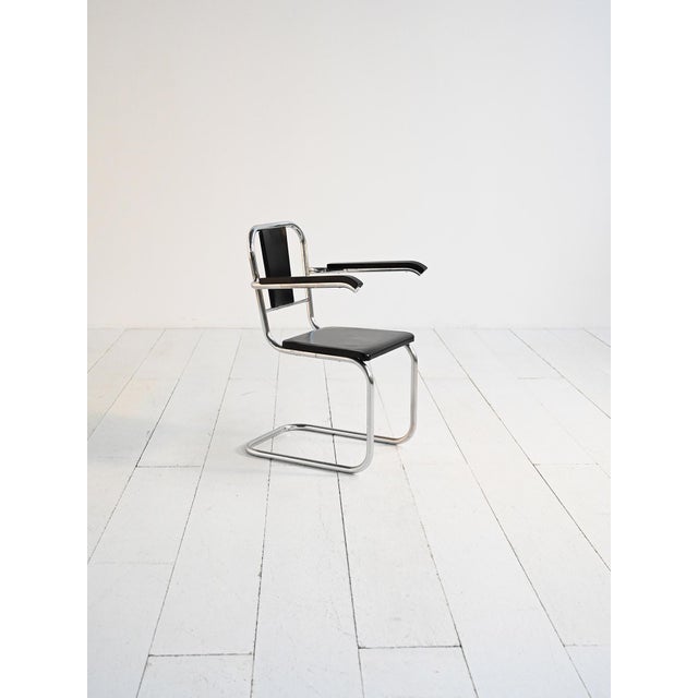 Bauhaus Scandinavian Cantilever Armchair, 1930s For Sale - Image 6 of 6