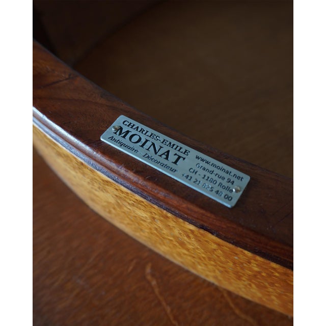 1920s Tripod Pedestal Table in Mahogany and Walnut, 1920s For Sale - Image 5 of 8