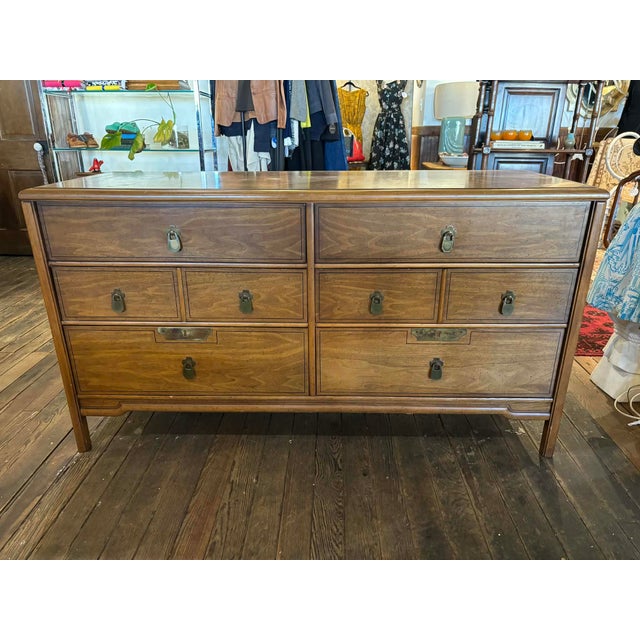 Wood Vintage Mid-Century Imperial Furniture Company Dresser or Chest For Sale - Image 7 of 11
