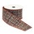 Add rustic charm and cozy color to your holiday creations with this Checkered Woven Wired Ribbon. Featuring a warm red and...