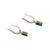 Natural Finely Faceted Quality Emerald Diamond Earrings 4.74 TCW 14k White Gold Certified $7,250 018693 This is one of...