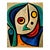 "Lady Julienne Self Portrait" Giclee Print on Canvas For Sale