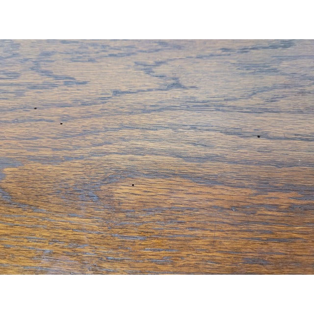 Edwardian Drop Handle Chest of 2 Drawers in Oak, 1910s For Sale - Image 6 of 18