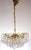 Brass & Lead Crystal Chandelier from Palwa For Sale - Image 4 of 15