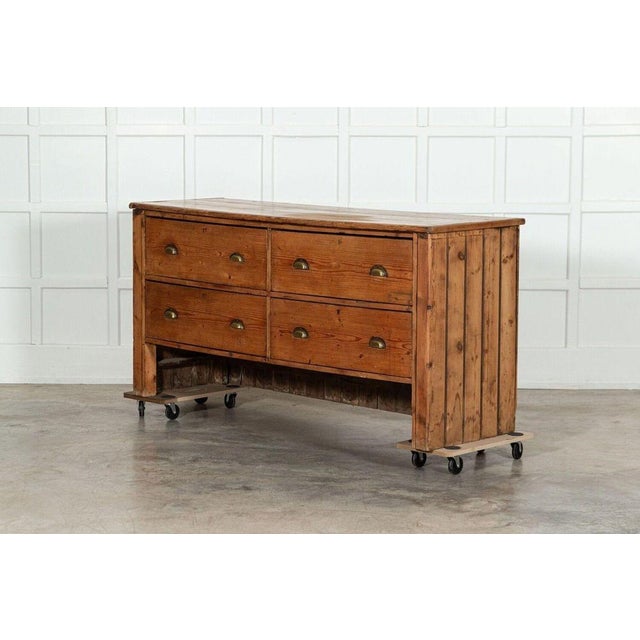 English Pine Dresser Base, 1890 For Sale - Image 3 of 14
