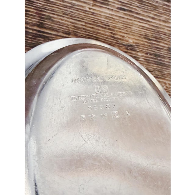 Mid-Century Modern Vintage Silver Plated Lidded Bowl From the Arrowhead Springs Hotel in California For Sale - Image 3 of 6