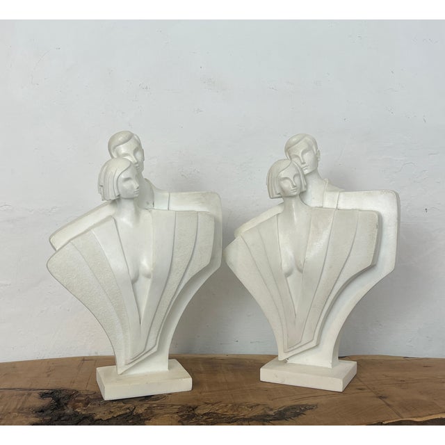 Postmodern Postmodern Art Deco Style Bookends by Ted Balkwill for Lindsey B. Balkweill, 1980s, Set of 2 For Sale - Image 3 of 16