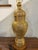 Brass 1940s Moroccan Tooled Brass Lamp With Copper and Wood Accents For Sale - Image 8 of 12