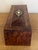 French Napoleon III Period Burl & Brass Box, 1880's For Sale - Image 4 of 12