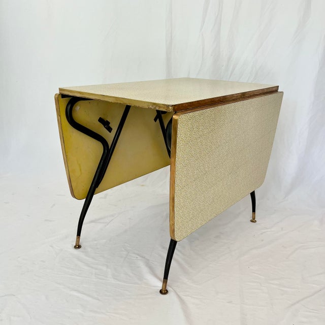 Mid Century Howell Co. Formica Drop Leaf Table Chairish
