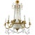 Empire Gilt Bronze and Cut Crystal Chandelier, 1815 For Sale - Image 11 of 11