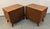 Unique Mid-Century Walnut & Burl Diamond Front Night Stands For Sale - Image 15 of 15
