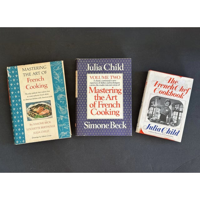 Display this wonderful collection of vintage Julia Child cookbooks in your kitchen as decor or give the book set as a gift...