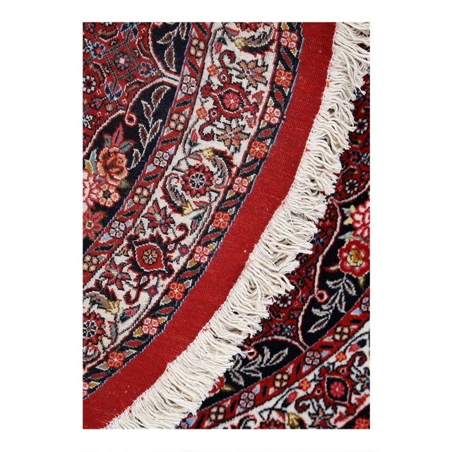 Pasargad Fine Hand Knotted Persian Bidjar Round Rug For Sale - Image 4 of 4