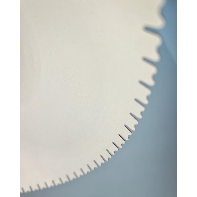 Danish mid-century pendant attributed to Bent Karlby, Denmark, circa 1950s–1960s. Executed in lacquered metal with a...