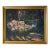 1980"s Vintage D. Osorio Garden House Entrance Oil on Canvas Painting, Framed/ Sold For Sale