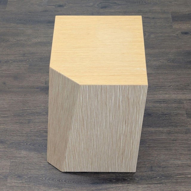 Designed by Norman Deikman, these embossed wood tables are created under high pressure to add dimension and texture on all...