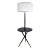 Faux Bamboo Chinoiserie End Table Floor Lamp For Sale