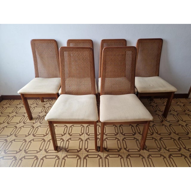 Vintage Vienna Straw Chairs, 1970s, Set of 6, in Very Good conditions. Designed 1970 to 1979