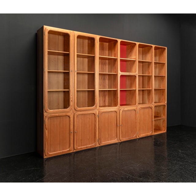 Modular Wall Unit in Pine, 1950s, Set of 13 For Sale - Image 18 of 18