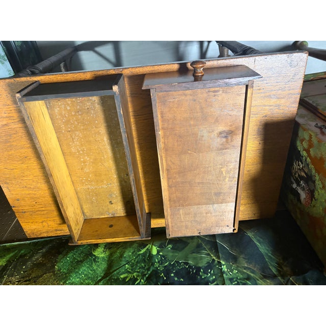 1930s Wicker Rattan Writing Desk & Chair For Sale - Image 9 of 12