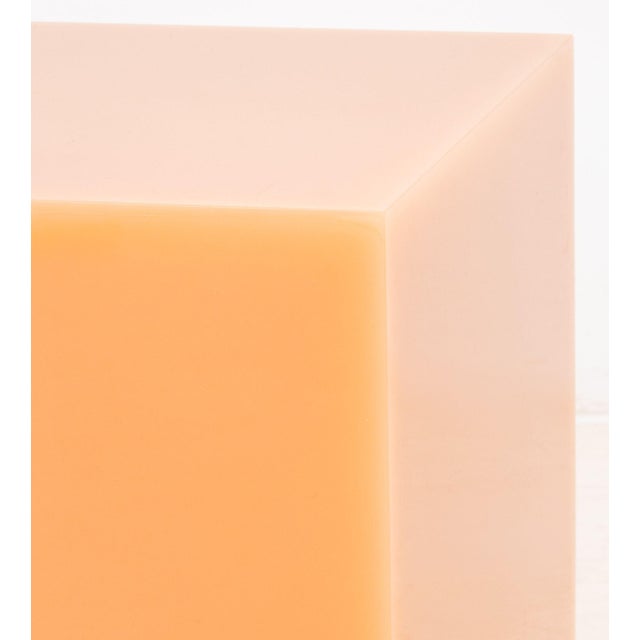 Sabine Marcelis Sabine Marcelis "Peach Candy Cube", 2021 For Sale - Image 4 of 8