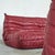 Red Togo Modular Sofa in Oxblood Red Leather attributed to Michel Ducaroy for Ligne Roset, 2000s, Set of 4 For Sale - Image 8 of 18