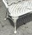 Vintage Regency Web Wrought Iron Bench For Sale - Image 9 of 12