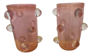 Murano Glass Vases by Ferro, 1990s, Set of 2