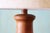 1960s Jane and Gordon Martz Table Lamp M165 Marshall Studios Matte White Tan Incising Walnut For Sale - Image 6 of 9