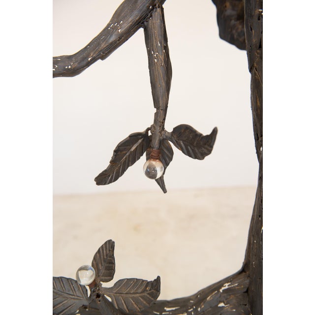 Large Welded Metal Tree Sculpture by Belgian Sculptor Omer de Ridder 1985 For Sale - Image 11 of 13