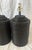 Ethan Allen Espresso Woven Rattan Table Lamps, Great for a beach house or casual setting. White lamp shades would be...