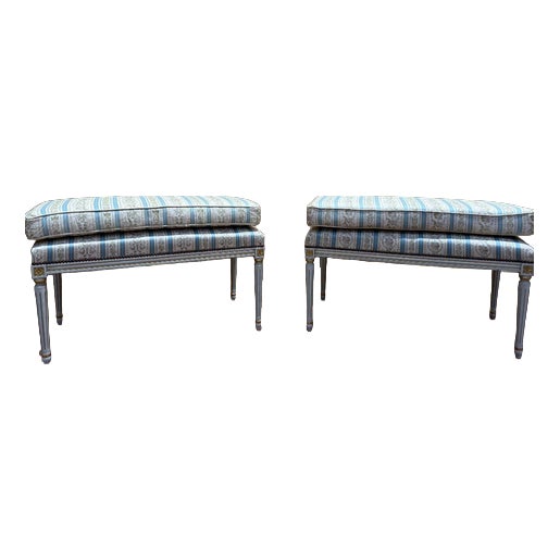 Louis XVI Benches, Set of 2 For Sale