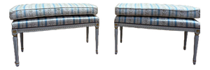 Louis XVI Benches, Set of 2