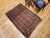 Vintage Turkmen Tekke Area Rug, Wool Pile, Brick-Red, Early 1900s For Sale - Image 12 of 12