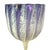 1990s Attributed Cam Langley Hand Blown Iridescent Lavender Art Glass Wine Goblets – Set of 7 For Sale In Los Angeles - Image 6 of 6
