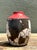Mid-Century Modern Vintage Original Raku Studio Pottery Vase For Sale - Image 3 of 12