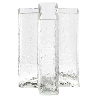 Cross Blown Glass Vase by Bodil Kjaer for Cassina For Sale