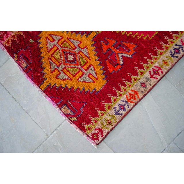 Extremely Long Hand-Knotted Kurdish Runner Rug Turkish Runner. Tribal Hallway Decor - 2′3″ × 18′4″ For Sale - Image 16 of 18