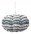 Jamie Young Clamshell Chandelier in Blue and White, Small For Sale