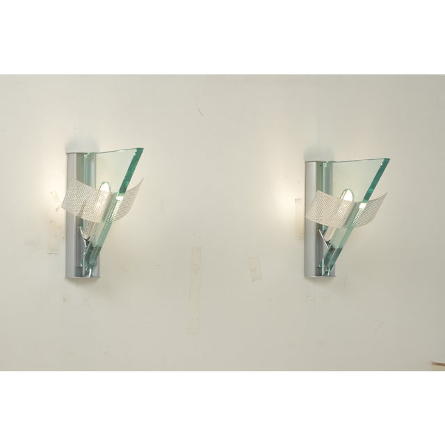 1980s Icaro Wall Lamps by Carlo Forcolini for Artemide, 1980s, Set of 2 For Sale - Image 5 of 16