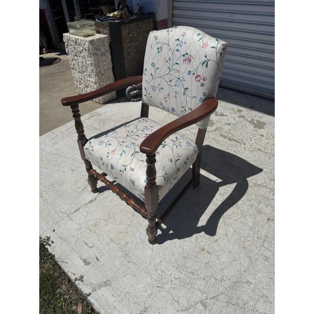 Vintage Spanish Revival Side Chair For Sale - Image 4 of 5