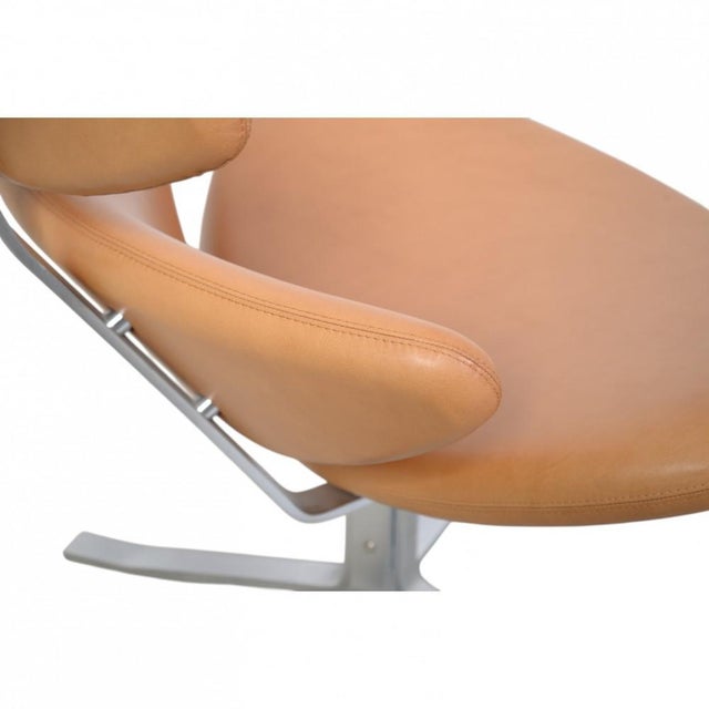 Brown Vintage Corona Chair in Walnut and Leather by Erik Jørgensen, 2000s For Sale - Image 8 of 18