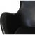 Egg Chair in Black Aura Leather by Arne Jacobsen, 2017 For Sale - Image 3 of 15